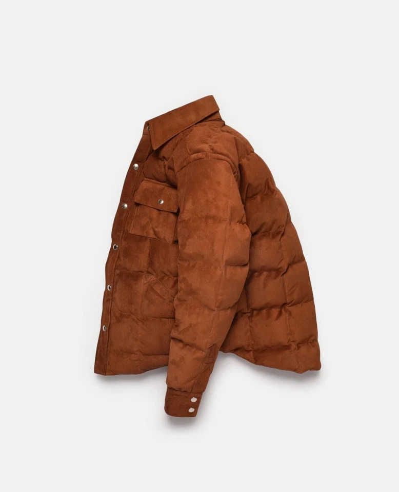 Crescent Down Works Down Shirt Xl Suede... - Image 3 of 4