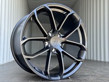 21 Staggered Wheels For Porsche Cayenne 2011 Up 21x9.5 21x11 5x130 Set 4 Rims