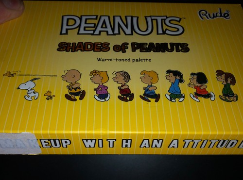 Rude Cosmetics Shades of Peanuts Eyeshadow Palette 15 Shades New! Snoopy Cartoon - Picture 7 of 7