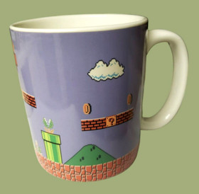 2015 Paladone  Super Mario Bros. Collectors Edition Heat Change Mug Nintendo NES