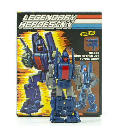 Newage NA H55S Powerglide Ground Attack Jet G1 Flying Worm Action Figure Toys - Picture 7 of 18