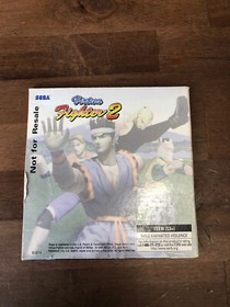 Virtua Fighter 2 Not for Resale - Original Sega Saturn Game Soft Sleeve