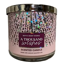 Bath & Body Works A Thousand Wishes Scented 14.5 oz Large 3 Wick Candle