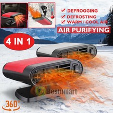 Car Truck Heater DC 12V Fast Heating Cooling Fan Auto Plugs In Defogger Defrosts
