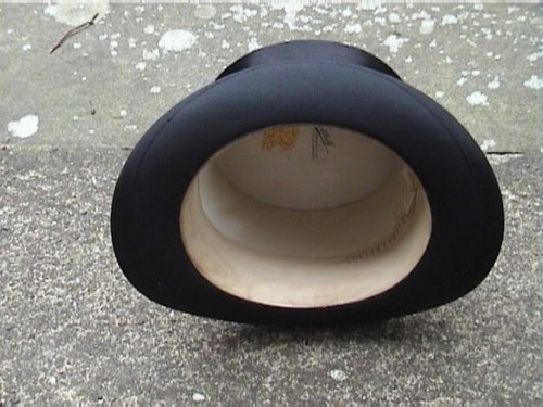 12 - Antique Stollhof Frankfurt London Black Silk Top Hat Sz 6¾ . - Picture 4 of 9