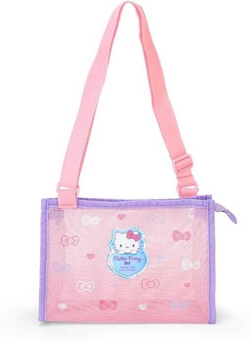 Sanrio Kids Mesh Shoulder Bag PVC Pink Hello Kitty 25 x x
