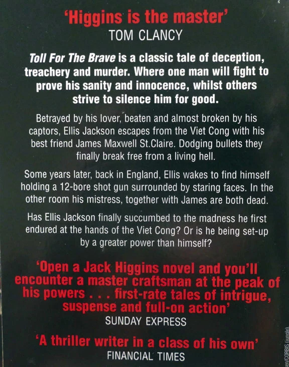 JACK HIGGINS bulk lot bundle thriller crime mystery police procedural war story - image 3 of 4