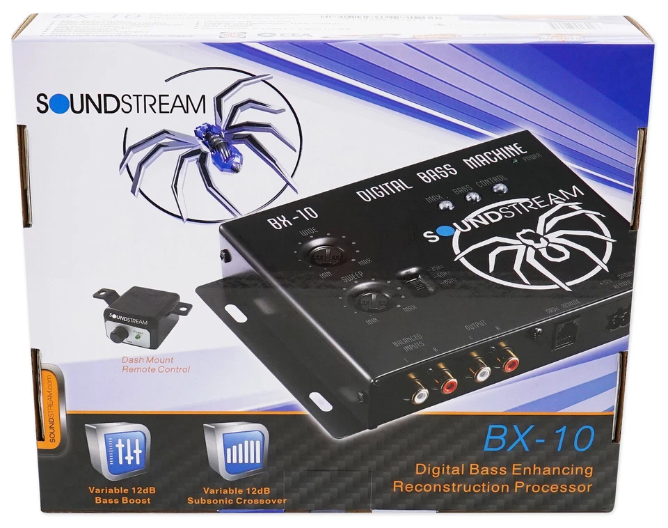 SOUNDSTREAM BX-10 Digital Bass Booster Reconstruction Sound Processor+Remote - Image 4 of 4
