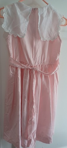 Easter dress Vintage Girl's PEACHES' N CREAM BRAND Dress Pink Size 12 - Picture 5 of 6