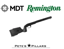MDT Chassis Field Stock Remington 700 LA Long Action Black 108647-BLK