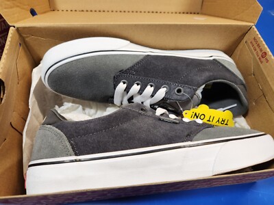 NEW Vans Men's Atwood Deluxe Retro Suede Asphalt White Skate