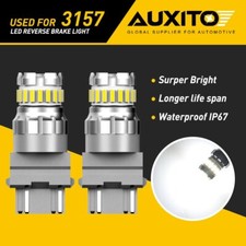 Auxito 3157 4157 3156 Led Reverse Turn Brake Signal Tail Light Bulb 6500k White