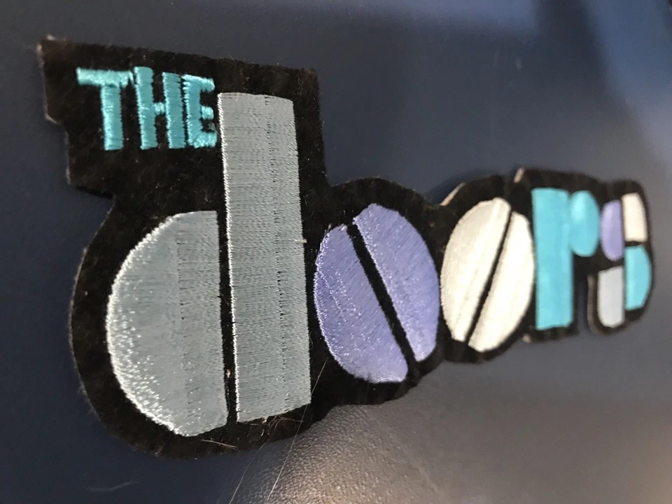 Parche bordado The Doors negro y azul bloque letra logo planchar/coser NUEVO Foto 3 de 3