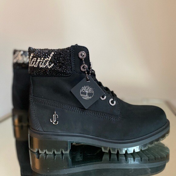 New JIMMY CHOO x Timberland Crystal Utility Boots $1,595 8 image 10