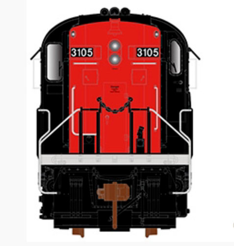 RAPIDO 1/87 HO CN CANADIAN NATIONAL MLW RS-18 RD. #3120 DC / DCC SOUND 32511 F/S - Picture 2 of 13