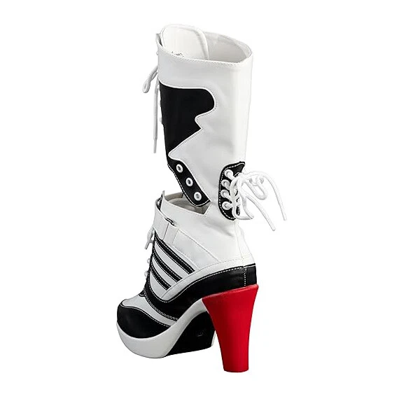 Mujeres Harley Niña Tacones Altos Botas Villano Escuadrón Halloween Disfraz Juegos con disfraces Foto 2 de 4