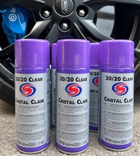 3 x Autosmart 20/20 Cristal CLEAR Glass Spray Car Home