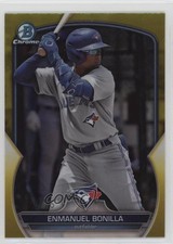 2023 Bowman Draft Chrome Yellow Refractor /75 Enmanuel Bonilla #BDC-195 0o48
