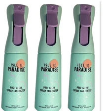 3 ISLE OF PARADISE Continuous Mister Liquid Spray Bottle 9"