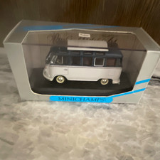 MINICHAMPS Limited Edition 1:43 Volkswagen VW Bus Samba 1962 Blue/silver gray