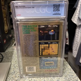 NES Alien Syndrome Sealed & Graded CGC 8.0 A+ V-Overlap Type Tengen Video Game