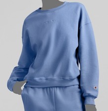 Champion Women's Blue Powerblend Fleece Crewneck Sweatshirt Size XXL