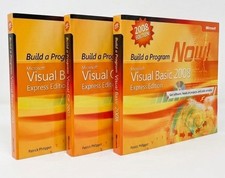 ​Lote de 3 libros «Build a Program Now!» de Microsoft Visual