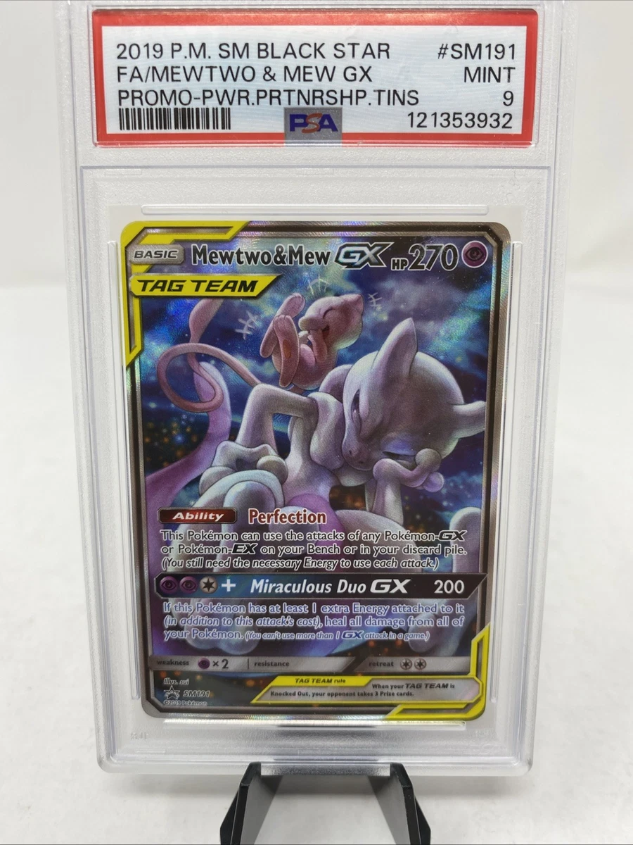 Mewtwo Pokémon TCG Professional Sports Authenticator (PSA) Grade 9