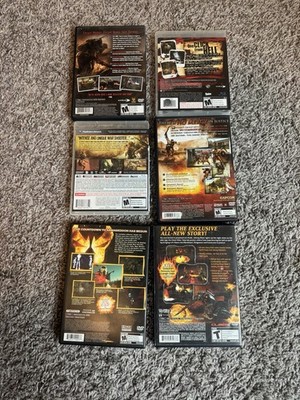 PS2 PS3 GAME LOT SPAWN GHOST RIDER SHELLSHOCK 2 SPEC OPS SHADOW OF