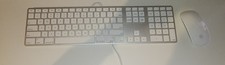 Apple USB Wired Keyboard With Numeric Keypad - A1243  Mouse A1296