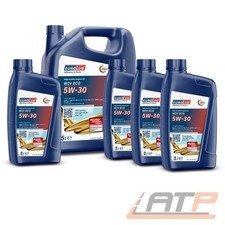 EUROLUB 4x 1 L + 5 L = 9 LITER WIV ECO SAE 5W/30 MOTOR-&Ouml;L MOTOREN-&Ouml;L 