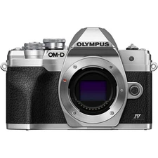 Olympus OM-D E-M10 Mark IV Camera (Body Only), Silver