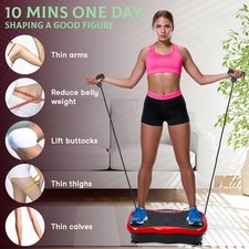 NEW Vibration Plate Exercise Machine Whole Body Workout Vibrate Platform Fitness