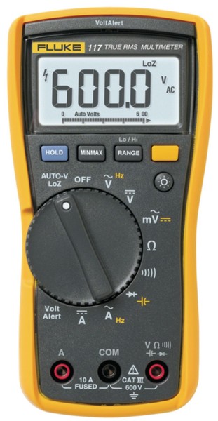 Digitalmultimeter Digital True RMS Multimeter Hand-Multimeter CAT Fluke 117-image