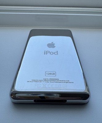 Apple iPod Classic 6th Gen 128GB SSD Upgrade Clean / Fully Tested