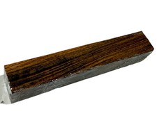 Genuine Lignum Vitae 1" x 1" x 5-7/8" d81 Wax Sealed Pen Blank