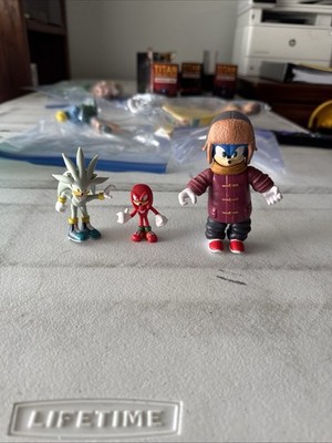 lot of 3 super sonic the hedgehog Actions Figure Toys Collectible