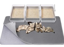 Cat Litter Mat - Extra Large XL 45"x 27" Cat Litter Trapping Mat, Machine Wash