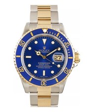 Rolex Submariner Date Blue Dial/Bezel Two-Ton...