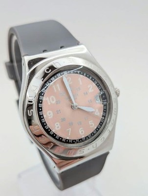 Swatch Stainless Steel Watch with Pink Dial Amazon.com: Swatch I Medium Unisex Watch Dress Stainless  main image 3