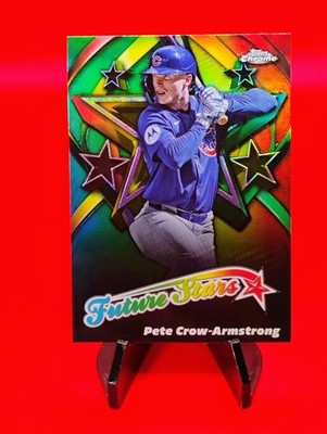 Pete Crow Armstrong 2025 Topps Chrome Future Stars #FS-8 Refractor Cubs PCA  