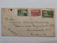 1939 Dominican Republic Ciudad Trujillo to Venezuela to Rufino Blanco Fombona