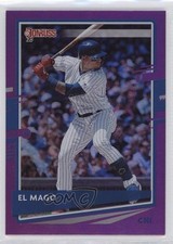 2020 Panini Donruss Nickname Variation Holo Purple Javier Baez (El Mago) 00gy