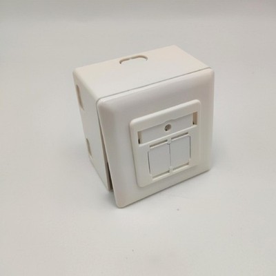 VCELINK Netzwerkdose Cat6A RJ45 Port Lan Dose Geschirmt 10 Gigabit Ethernet Unte