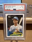 1989 Topps Traded Baseball Ken Griffey Jr. Seattle Mariners RC Card #41T PSA 6