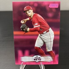 2025 Topps Stadium Club - Zach Neto #37 Pink Foil