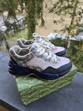 100% authentic women s Gucci GG rhyton canvas...