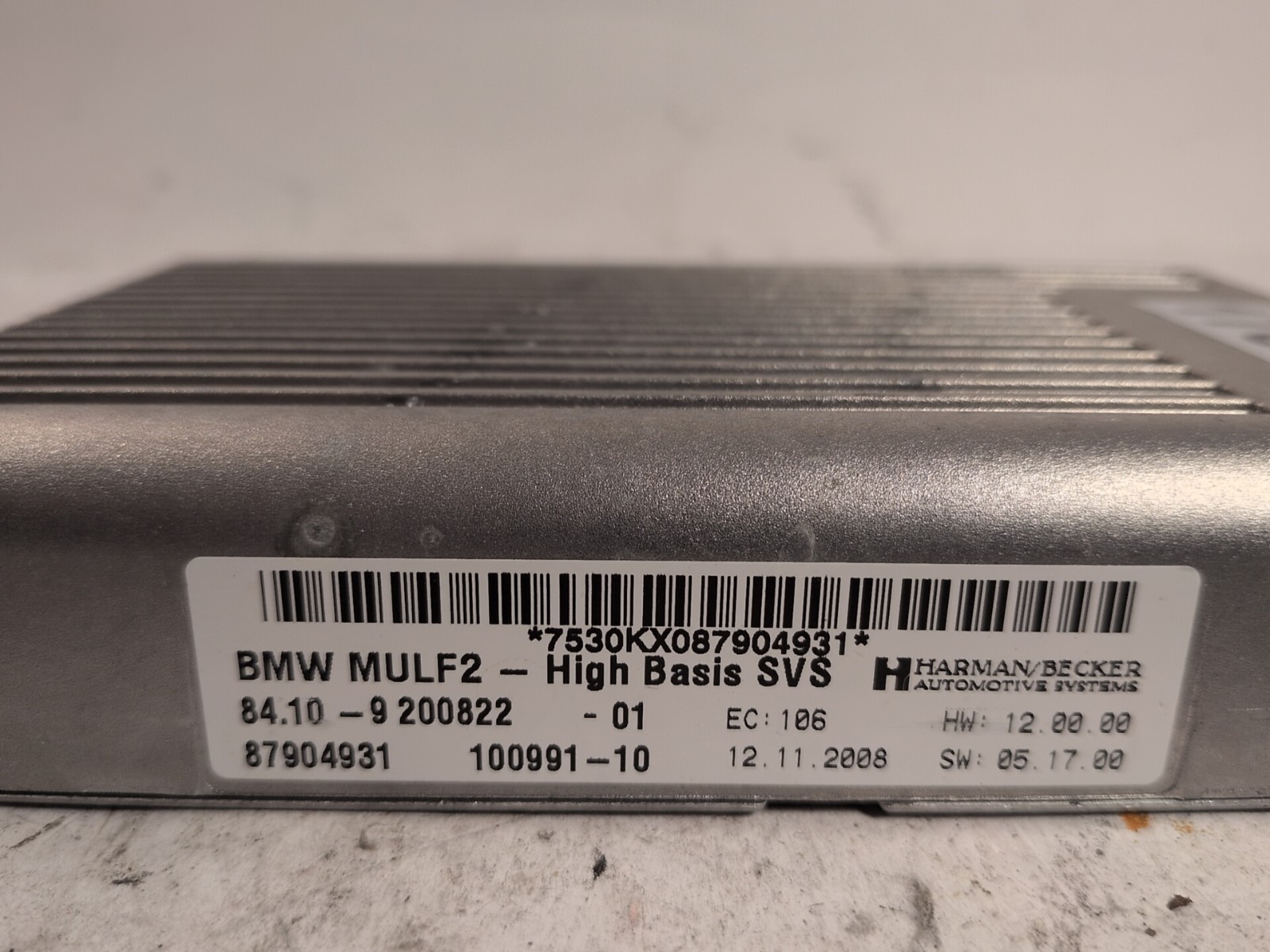 2009 BMW X5 Bluetooth Control Unit Module CCAD06LP1 OEM 610T3 