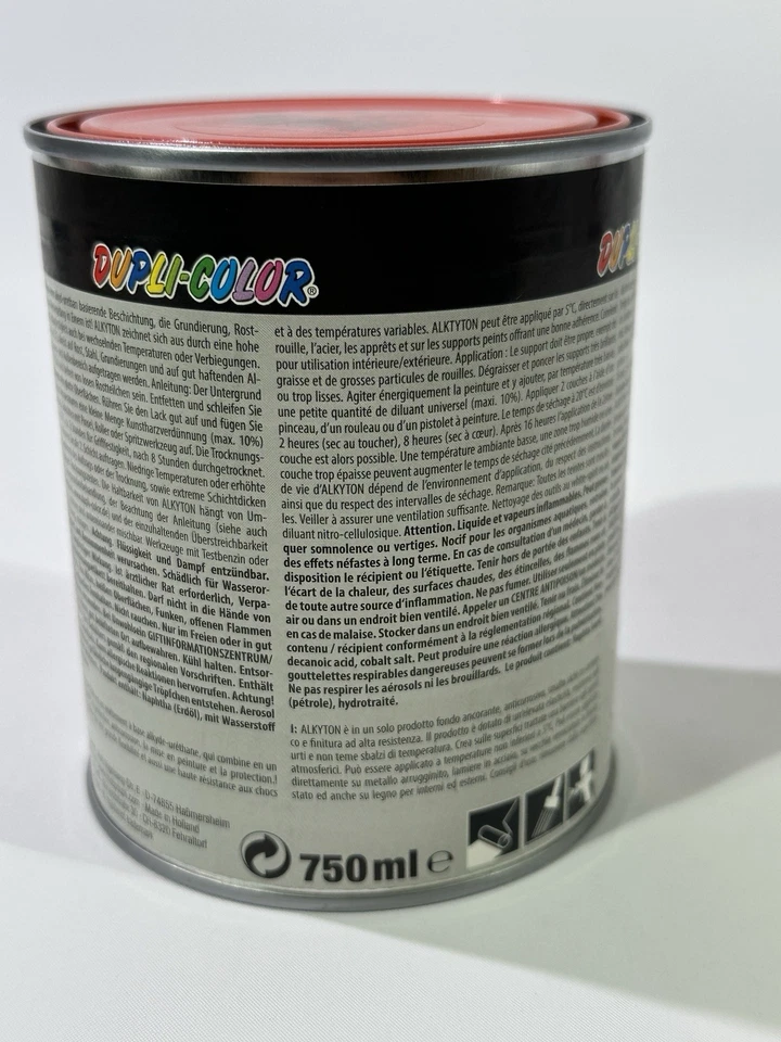 DUPLI COLOR 246128 Alkyton Rostschutz 750 ml RAL 3020  Farbe Lack 4in1 - Bild 4 von 4