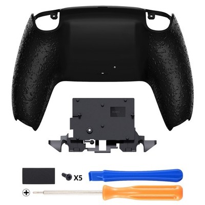 eXtremeRate Grip Back Plate for PS5 Controller Non-Slip 3D Splash Shell Cover
